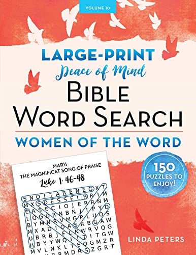Peace of Mind Bible Word Search Women of the Word [Paperback]