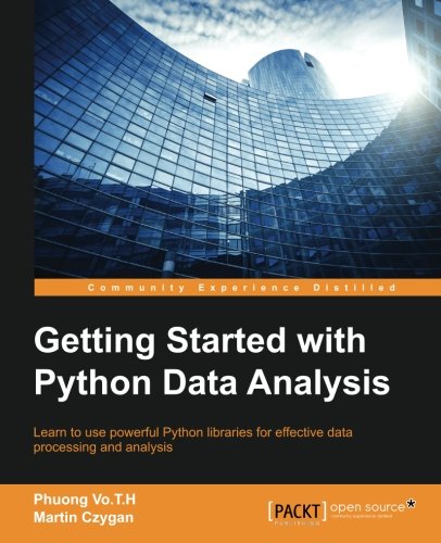 Getting Started With Python Data Analysis [Paperback]