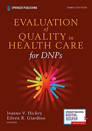 Evaluation of Quality in Health Care for DNPs, Third Edition [Paperback]