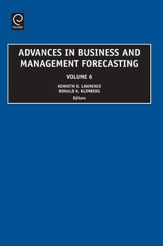 Advances in Business and Management Forecasting [Hardcover]