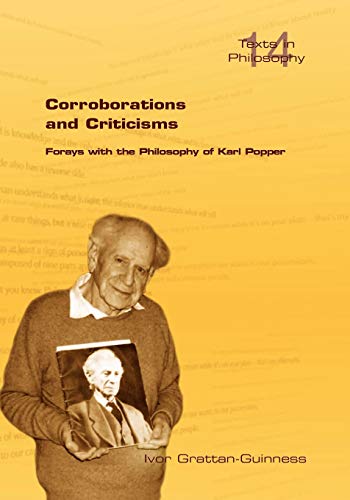 Corroborations And Criticisms. Forays With The Philosophy Of Karl Popper (texts  [Paperback]