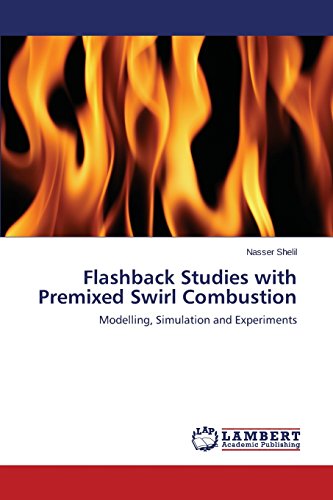 Flashback Studies With Premixed Swirl Combustion [Paperback]