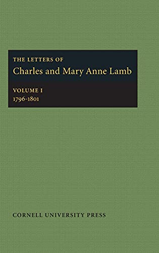 The Letters Of Charles And Mary Anne Lamb, Volume 1 Letters Of Charles Lamb 179 [Hardcover]