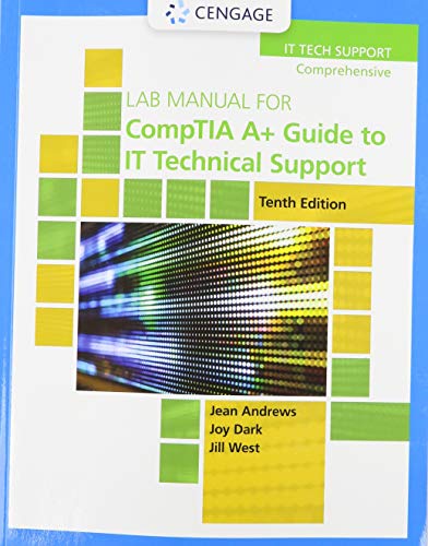Lab Manual for CompTIA A+ Guide to IT Technical Support [Paperback]
