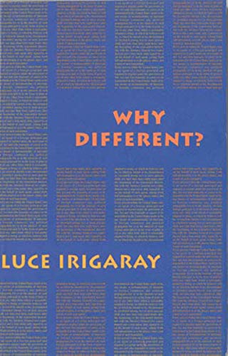 Why Different A Culture of Two Subjects [Paperback]