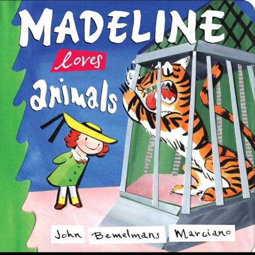 Madeline Loves Animals [Board book]