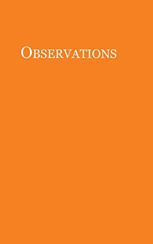 Observations [Hardcover]
