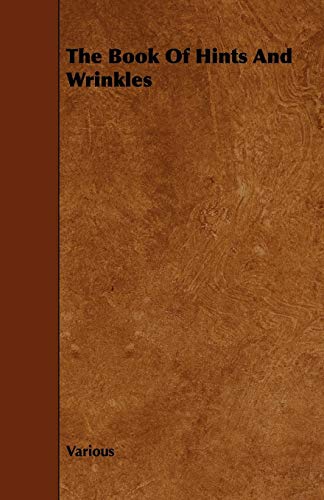 Book of Hints and Wrinkles [Paperback]