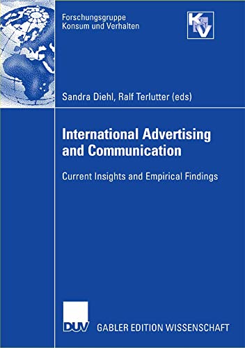 International Advertising and Communication Current Insights and Empirical Find [Paperback]