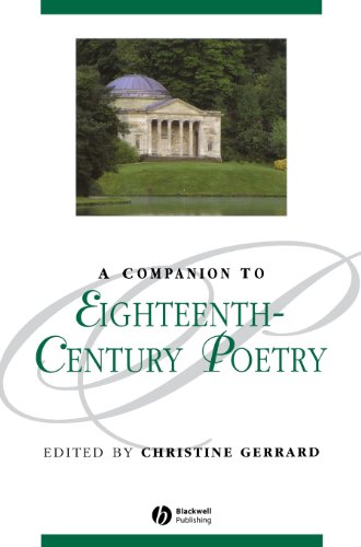 A Companion to Eighteenth-Century Poetry [Hardcover]