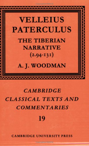 Paterculus The Tiberian Narrative [Paperback]