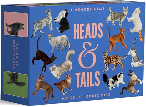 Heads &amp Tails A Cat Memory Game Match Up Iconic Cats [Novelty book]