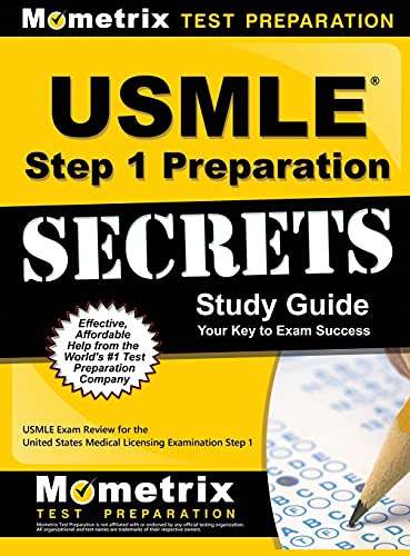 Usmle Step 1 Preparation Secrets Study Guide Usmle Exam Review For The United S [Hardcover]