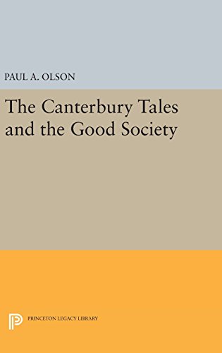 The CANTERBURY TALES and the Good Society [Hardcover]