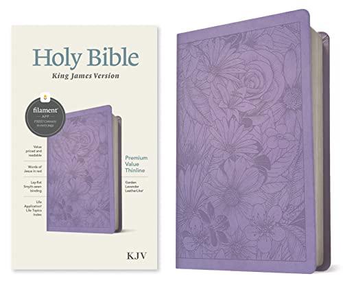 KJV Premium Value Thinline Bible, Filament Enabled Edition (Red Letter, LeatherL [Leather / fine bindi]