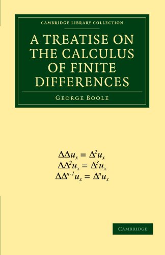A Treatise on the Calculus of Finite Differences [Paperback]