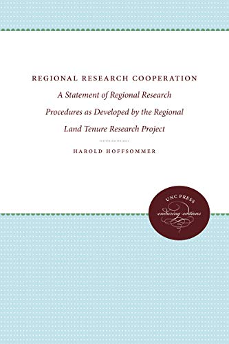 Regional Research Cooperation A Statement Of Regional Research Procedures As De [Paperback]