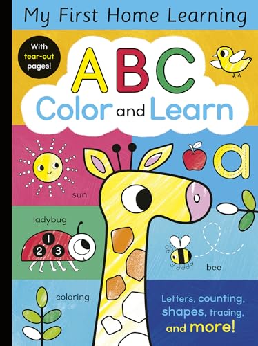 ABC Color and Learn Letters, counting, shapes, tracing, and more With tear-out [Paperback]