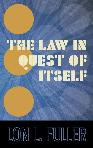 The Law In Quest Of Itself (beacon Series In Classics Of The Law,) [Hardcover]