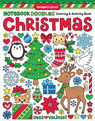 Notebook Doodles Christmas Coloring &amp Activity Book [Paperback]
