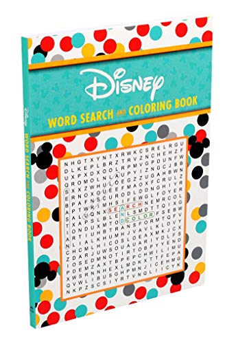 Disney Word Search and Coloring Book [Paperback]