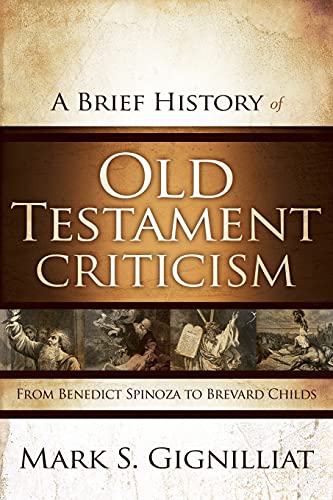 A Brief History of Old Testament Criticism From Benedict Spinoza to Brevard Chi [Paperback]