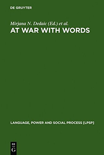 At War with Words [Hardcover]