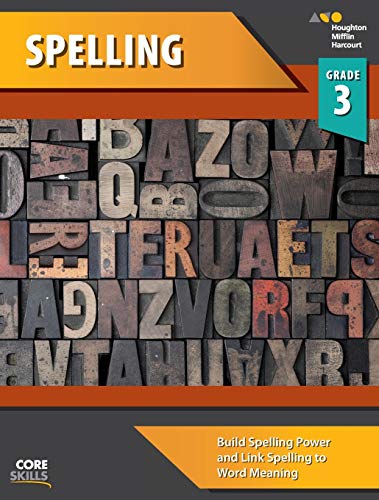 Steck-Vaughn Core Skills Spelling Workbook Grade 3 [Paperback]