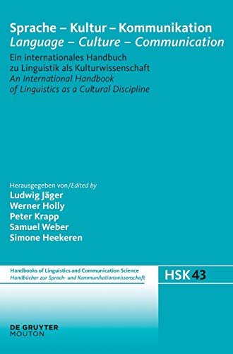 Sprache - Kultur - Kommunikation / Language - Culture - Communication  Ein Inte [Hardcover]