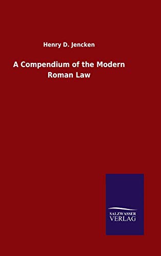 Compendium Of The Modern Roman Law