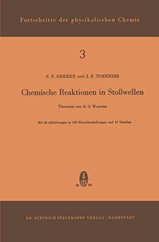 Chemische Reaktionen in Stosswellen [Paperback]