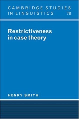 Restrictiveness in Case Theory [Paperback]