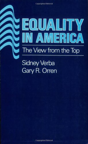 Equality In America A View From The Top [Paperback]
