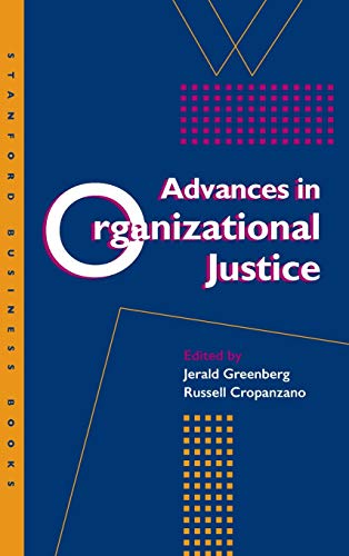 Advances in Organizational Justice [Hardcover]