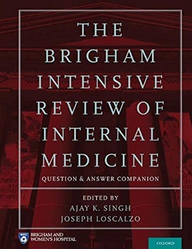 The Brigham Intensive Review of Internal Medicine Question and Answer Companion [Paperback]