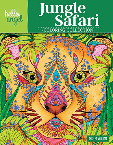 Hello Angel Jungle Safari Coloring Collection [Paperback]