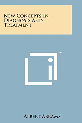 New Concepts in Diagnosis and Treatment [Paperback]