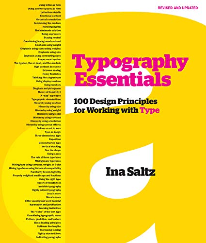 Typography Essentials Revised and Updated 100 Design Principles for Working wit [Paperback]