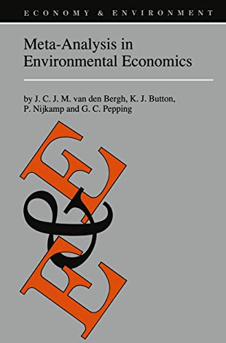 Meta-Analysis in Environmental Economics [Hardcover]