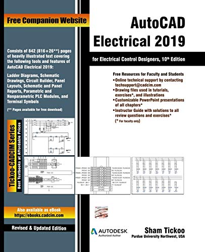 AutoCAD Electrical 2019 for Electrical Control Designers, 10th Edition [Paperback]