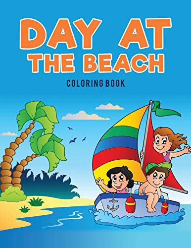 Day At The Beach Coloring Book [Paperback]