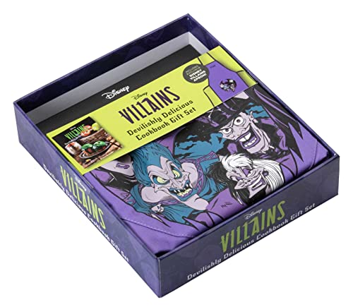 Disney Villains Devilishly Delicious Cookbook Gift Set [Mixed media product]
