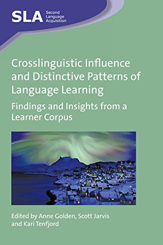 Crosslinguistic Influence and Distinctive Patterns of Language Learning Finding [Hardcover]