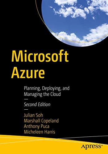 Microsoft Azure Planning, Deploying, and Managing the Cloud [Paperback]