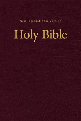 NIV, Pew and Worship Bible, Hardcover, Burgundy, Comfort Print [Hardcover]