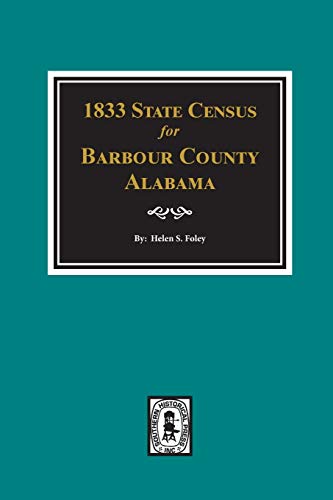 Eighteen Thirty-Three State Census of Barbour County, Ala. [Hardcover]