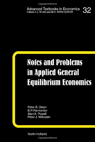 Notes and Problems in Applied General Equilibrium Economics [Hardcover]