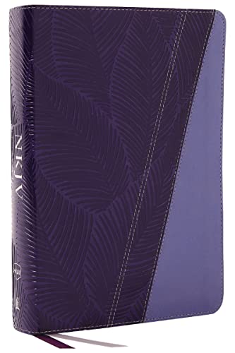 NKJV Study Bible, Leathersoft, Purple, Full-Color, Comfort Print The Complete R [Leather / fine bindi]