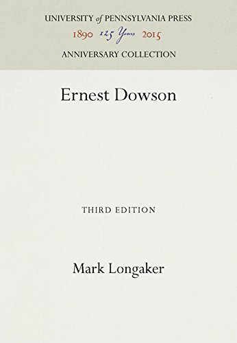Ernest Dowson [Hardcover]