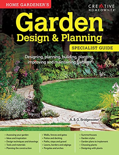 Home Gardener's Garden Design &amp Planning Designing, planning, building, pla [Paperback]